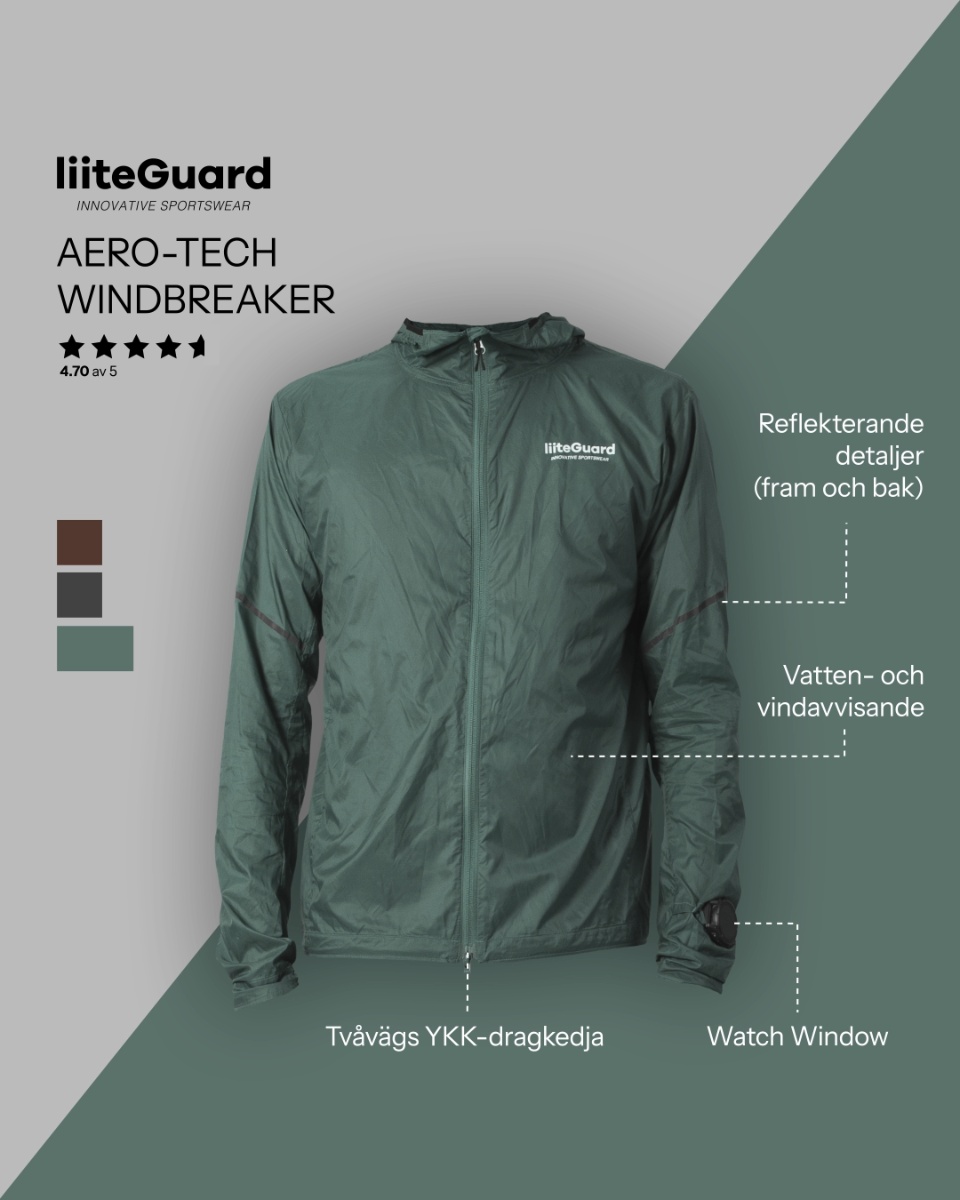Vind- och vattenavvisande windbreaker