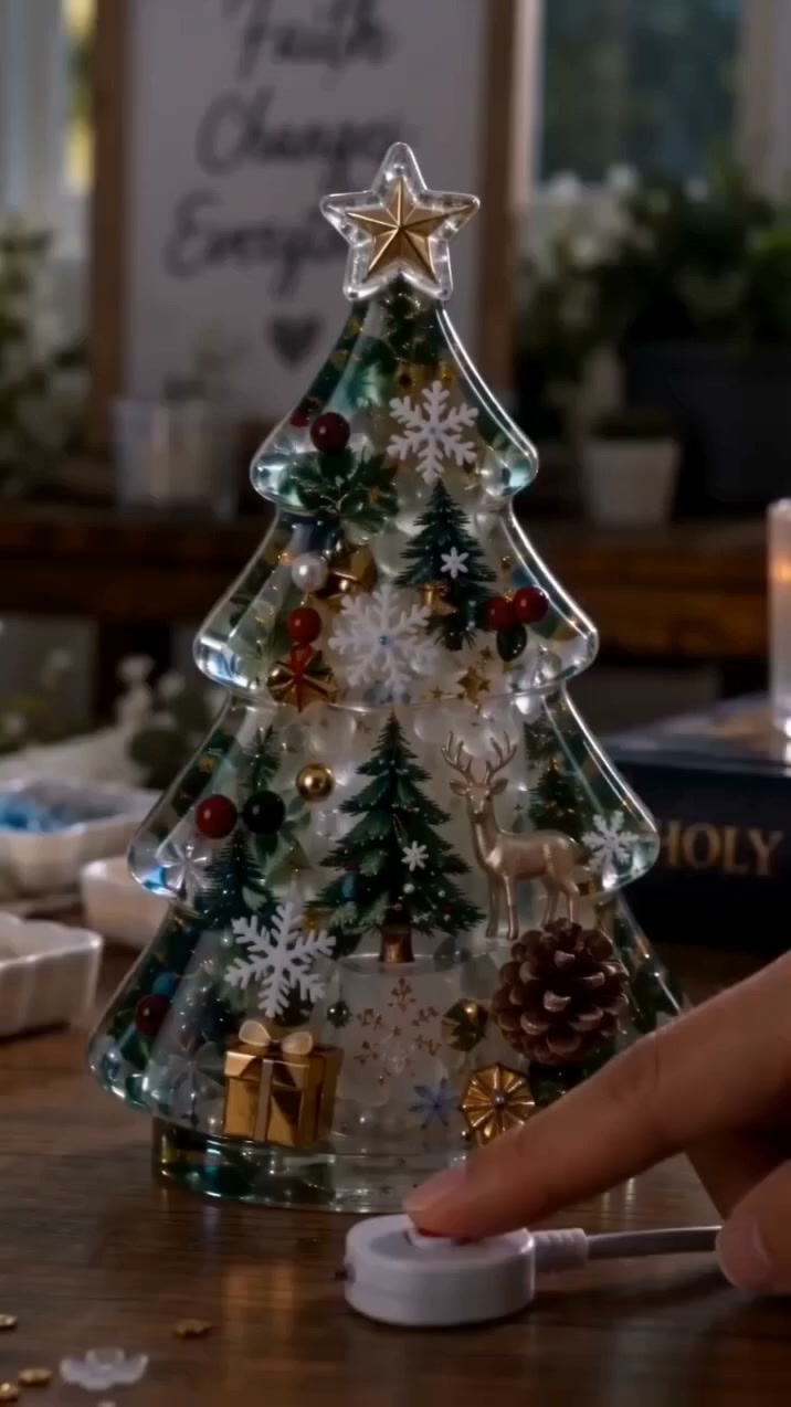 Create Your Own Glowing Christmas Tree