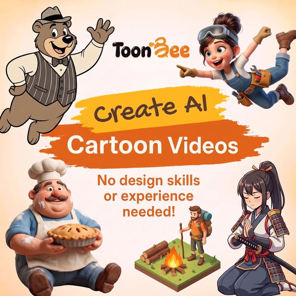 2D & 3D Cartoon Videos With Only 3 Clicks