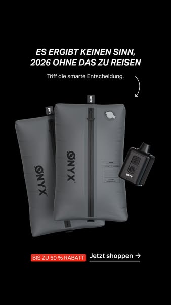 Nehmen Sie 3× mehr in denselben Koffer mit