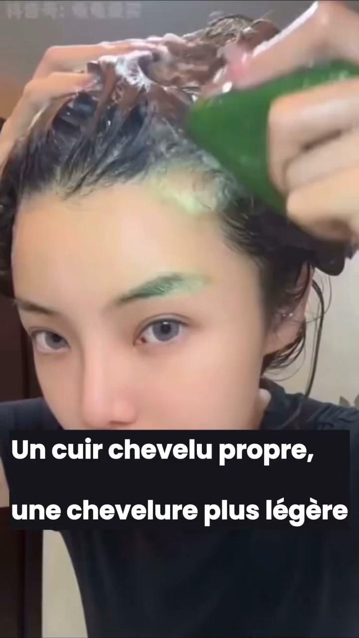 Le savon coréen aux plantes pour le cuir chevelu