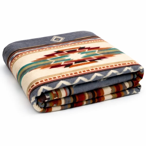 Andean Horizon Aztec Alpaca Wool Blanket