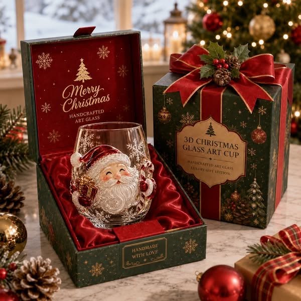Cup Collection Magical Christmas 3D Glass