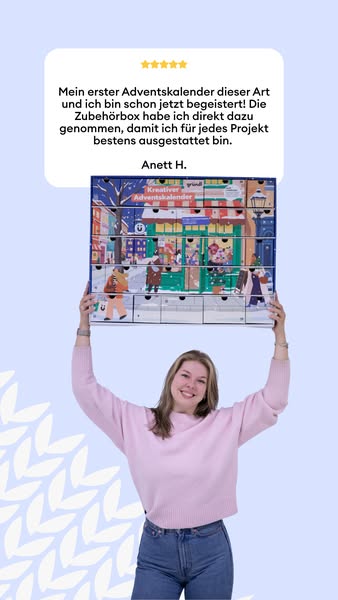 Kreativer Adventskalender zum Stricken & Häkeln