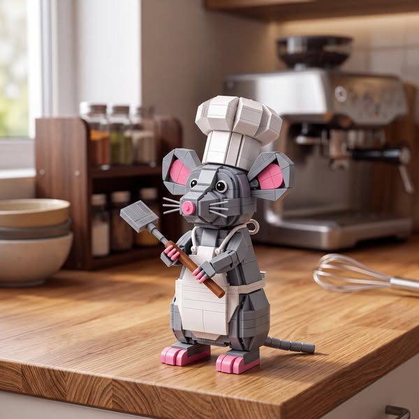 Chef Mouse Building Block Set