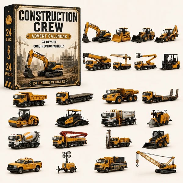 Build the Fleet™ Collection 24-Day Vehicle Advent Calendar Series | A New Adventure Every Morning