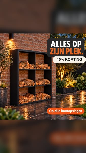 10% korting op houtopslagen