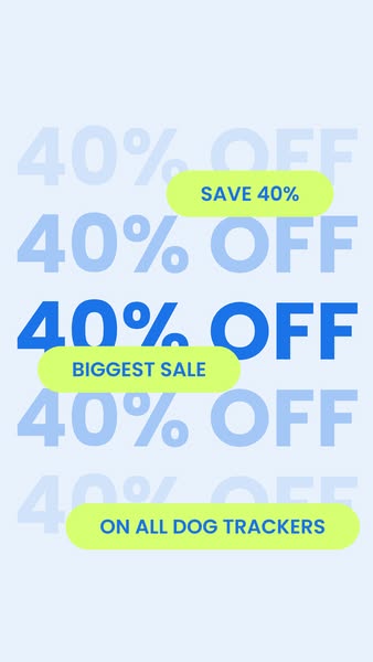 Top summer deal: 40% off dog trackers