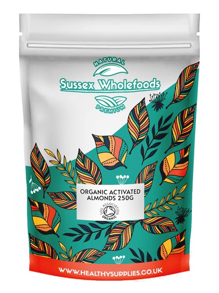 Organic Activated Almonds 250g (Sussex Wholefoods)