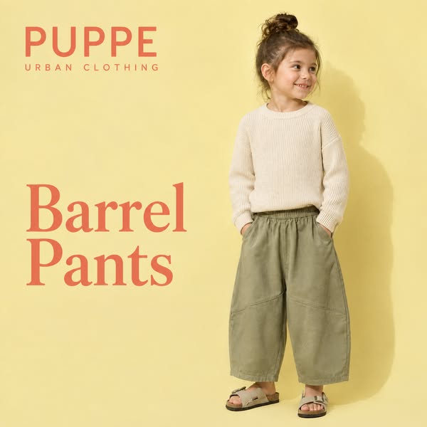 Barrel Pants — der Trend, den Kinder lieben.