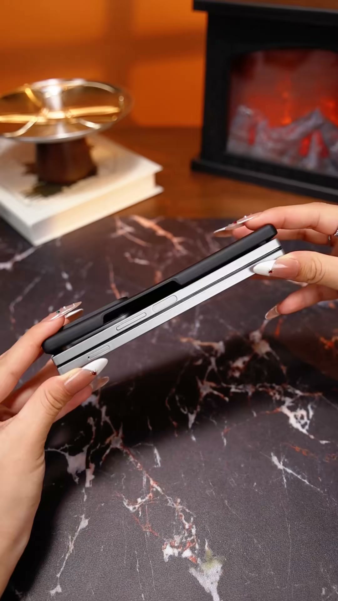Magnetic Hinge Protection Z Fold Case