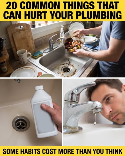 20 Common Things That Can Quietly Ruin Your Plumbing