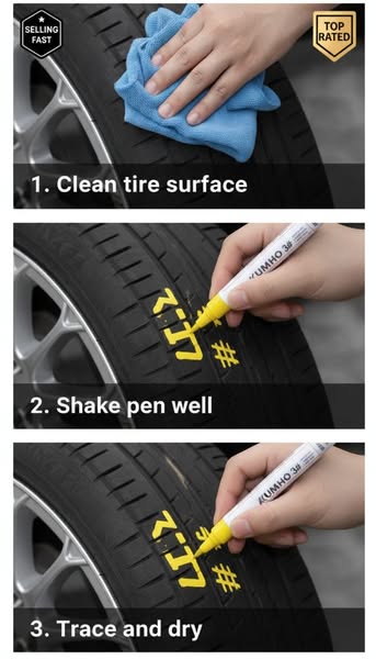 The creative behind it: Magic Waterproof Tire Paint Pen