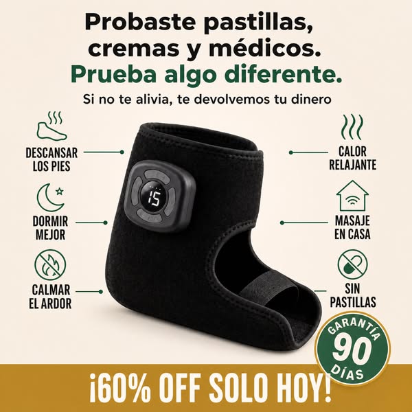 El secreto para dormir sin ardor en los pies