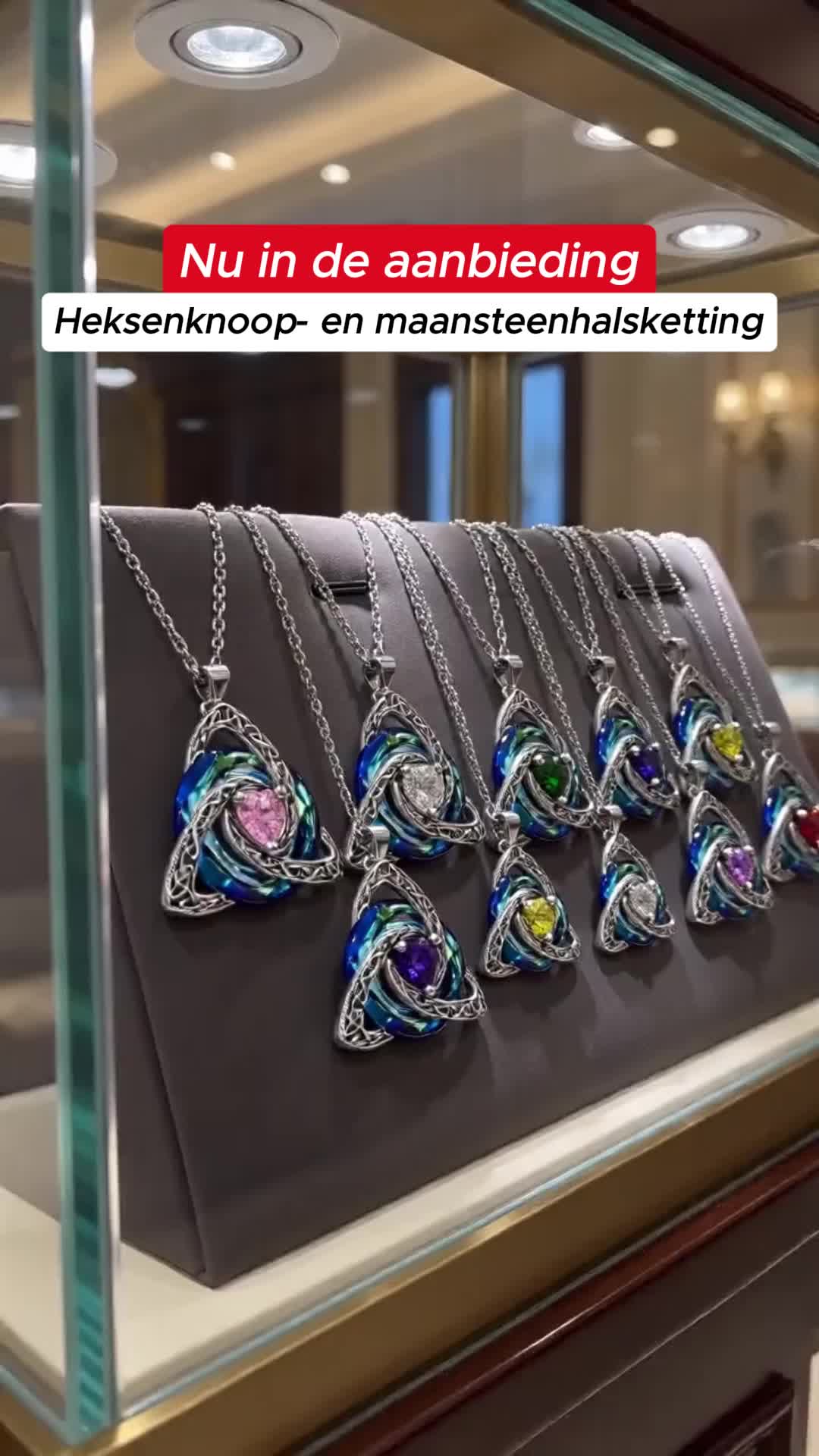 Unieke Keltische Ketting met Jouw Geboortesteen!