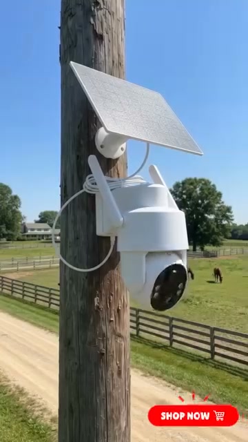 A "security camera" that doesn't need electricity.