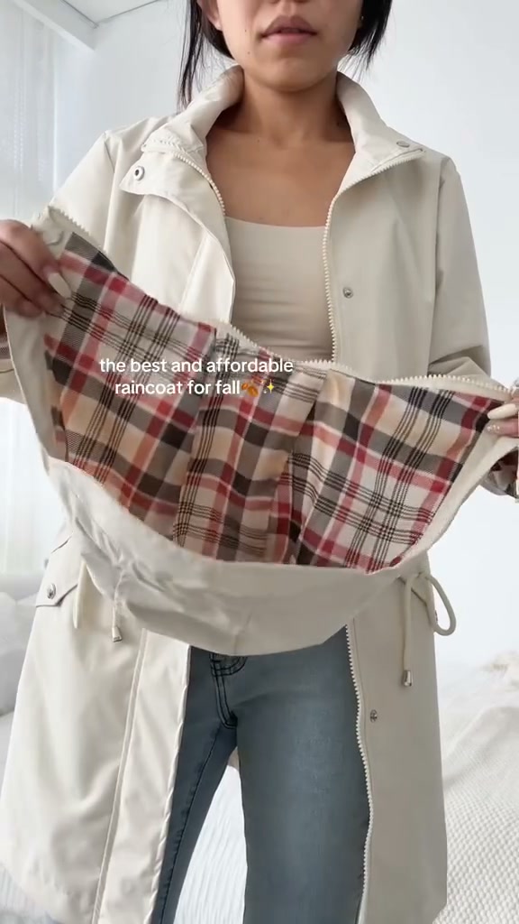 LAST DAY! 50% OFF – Women’s Plaid Waterproof Jacket