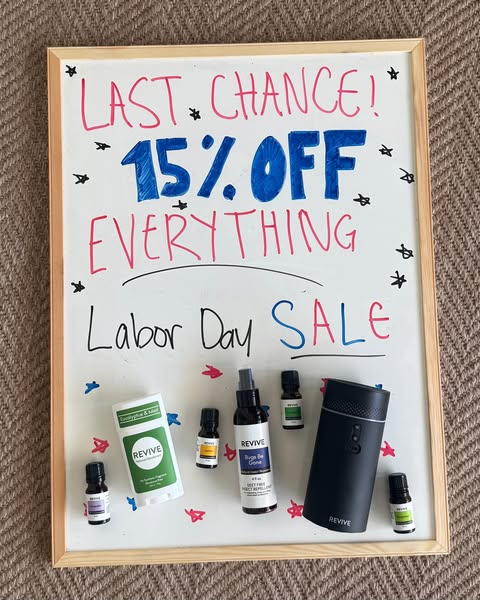 15% OFF for Labor Day