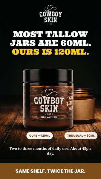 120ml. Twice The Usual Jar.