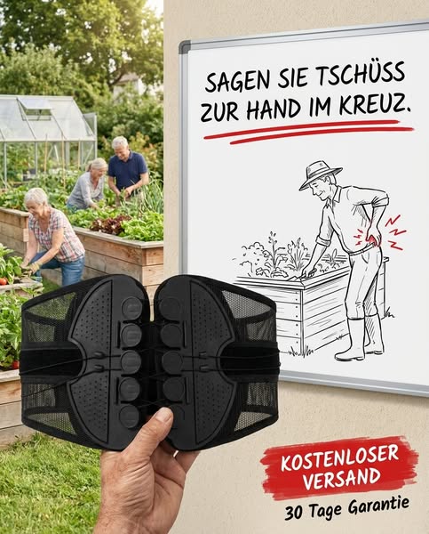 Rückenbandage geht weg wie warme Semmeln!
