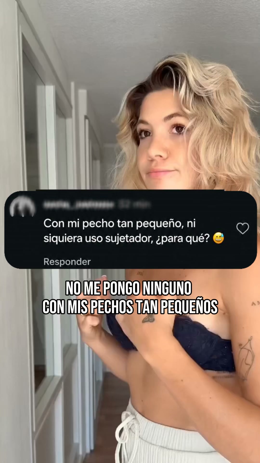 Yo tampoco me ponía ninguno