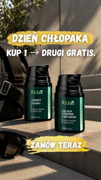 1+1 GRATIS Olejki do brody z Maroka