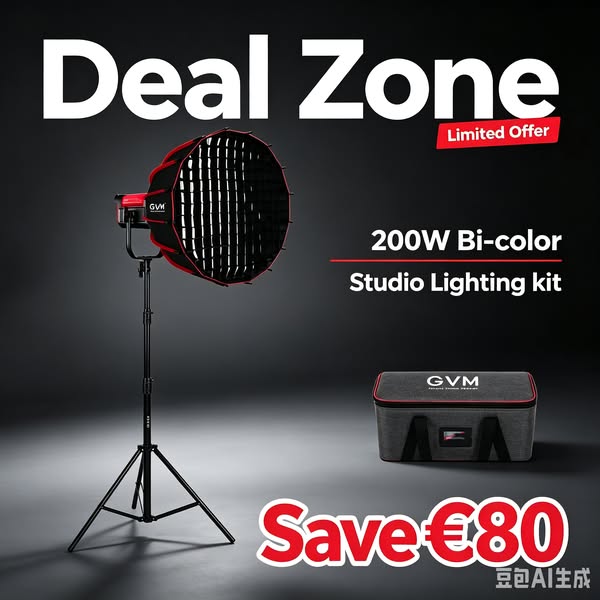 GVM PRO Studio Lighting Kit