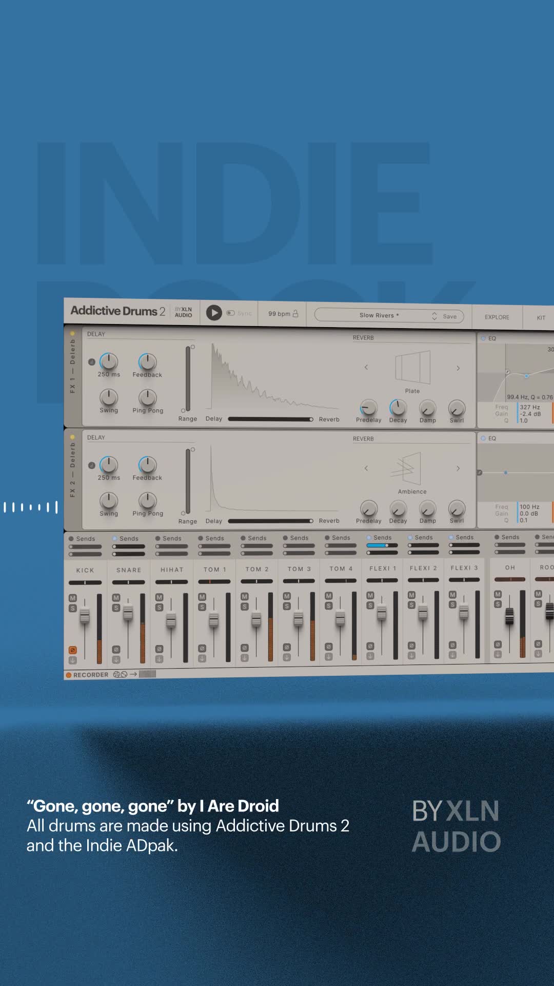 Indie for Addictive Drums 2 by XLN Audio