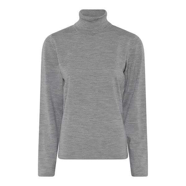 Micha basic tynd wool med hals