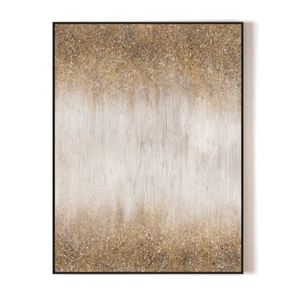 Golden Sands - Gradient Abstract Texture Painting #P4506