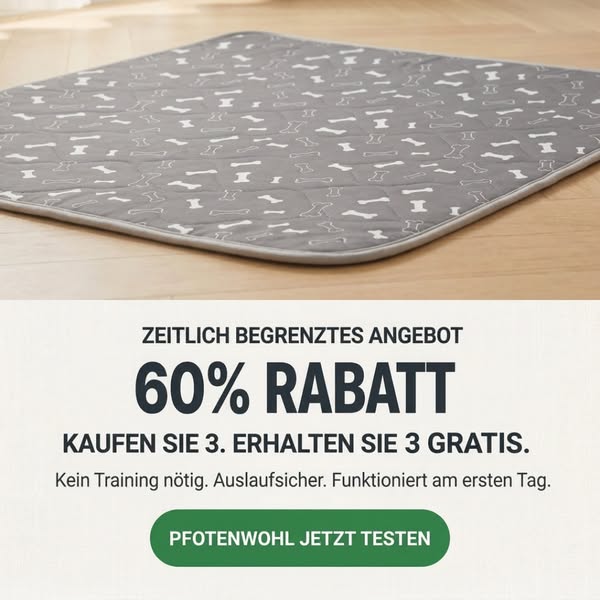 Wie wir jeden Hund stubenrein bekommen