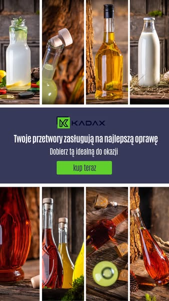 Butelki szklane KADAX