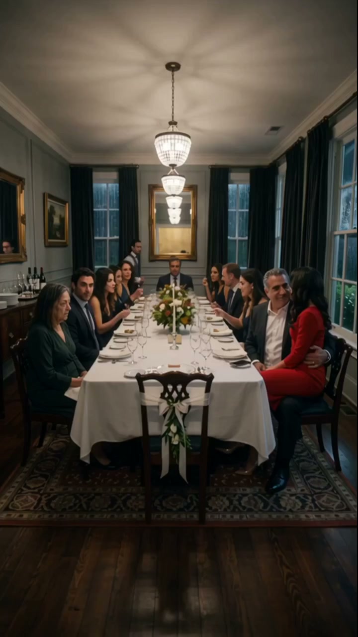 At her 60th birthday, everyone at the table knew