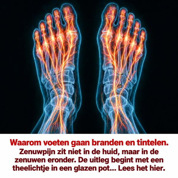 Zenuwpijn uitgelegd met een theelichtje