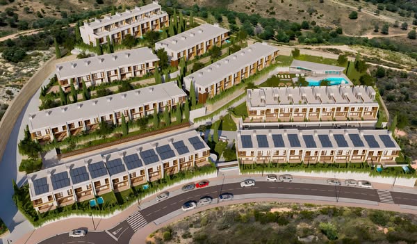 Only 68 townhouses. La Cala de Mijas.