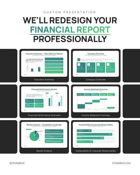 We'll Design Your Presentation Professionally