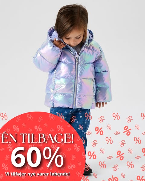 ÉN TILBAGE – Spar 60%