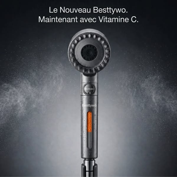 Votre douche mérite mieux que du calcaire et du chlore