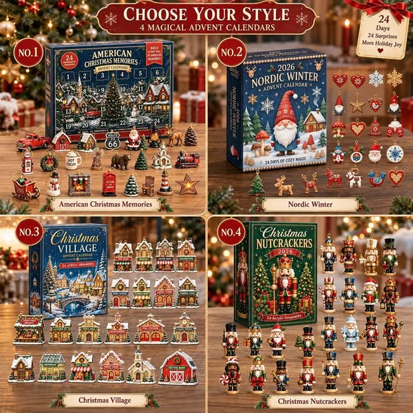 Christmas Village Advent Calendar