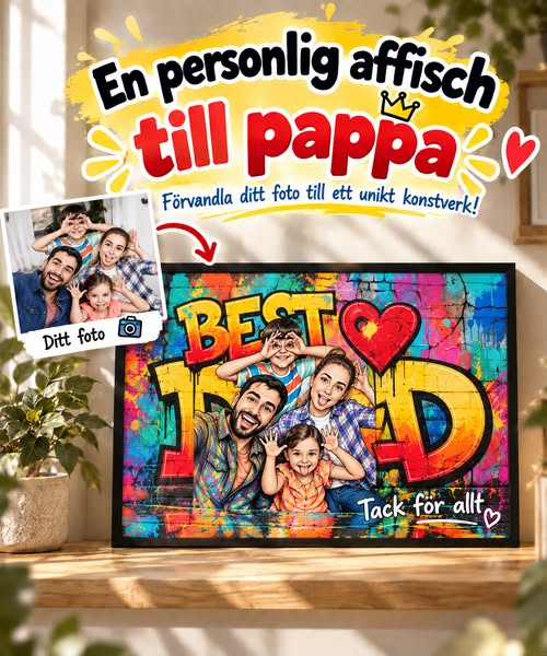 Skapa en unik present till pappa!