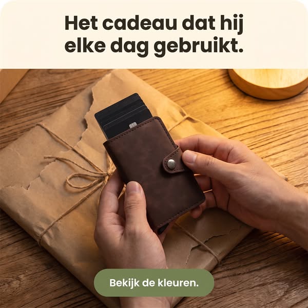 Het cadeau dat hij elke dag gebruikt