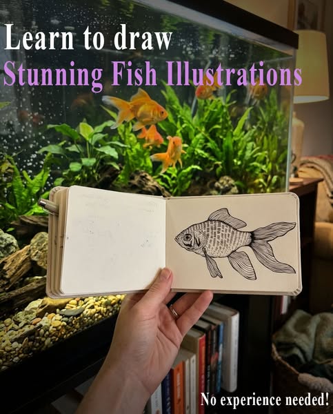 NEW: Fish Drawing Class