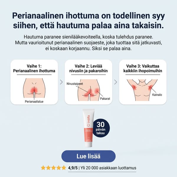 Välitön ratkaisusi intiimialueen kutinaan