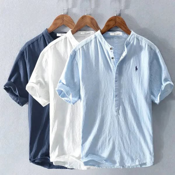 Kostenloser Versand + Elegantes Sommer-Henley