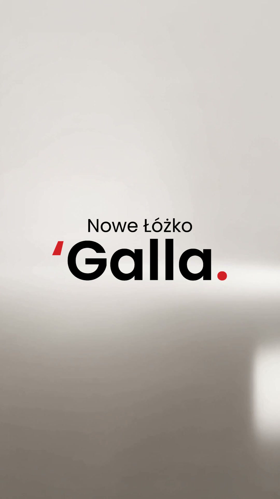 Nowe łóżko GALLA