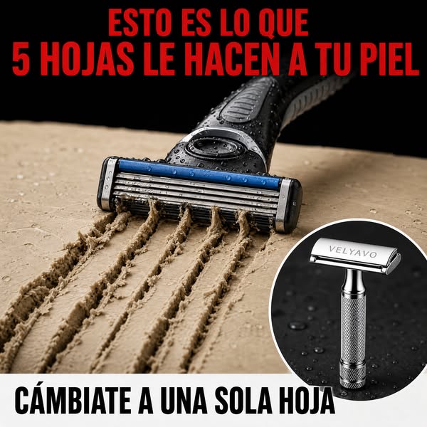Sin cortes. Sin granitos. Sin irritación.