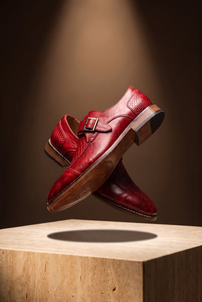Belgravia Leather Monk Loafers