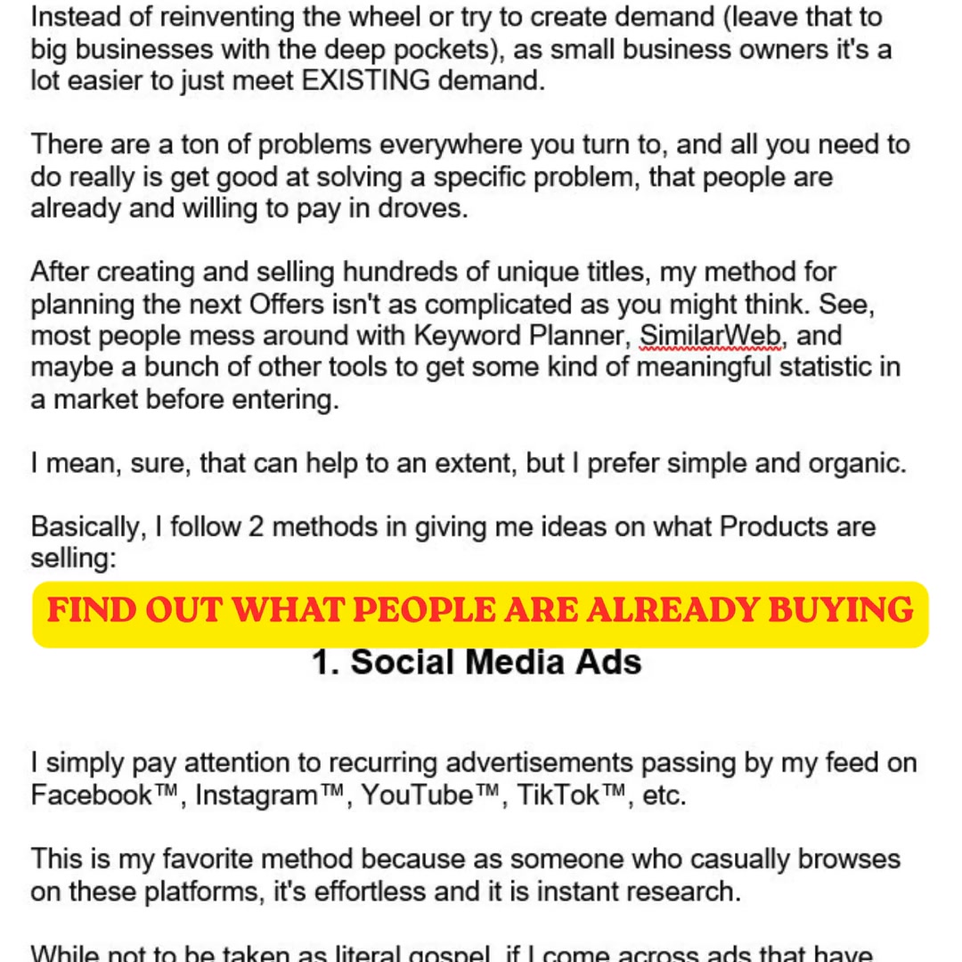 Starting A Digital Product Business Gets A Lot Easier When You Know What To Do Next.