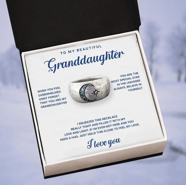 To My Granddaughter Ring - ''We always have each other's back''