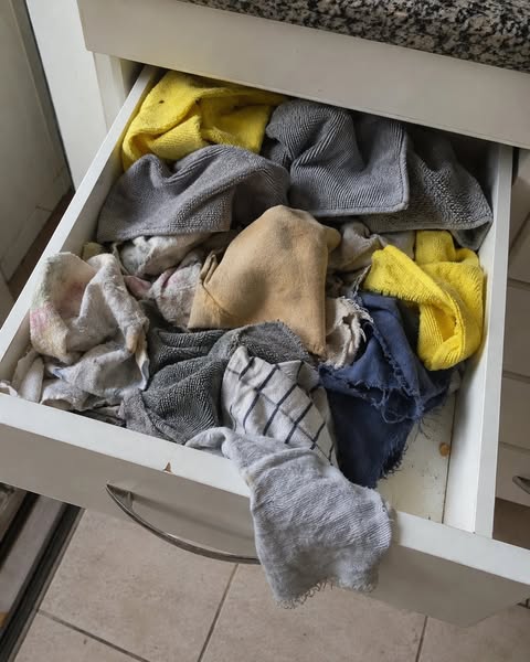 O teste do copo de água, em cima da bancada